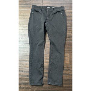 J Jill Denim Jeans Petites Size 2 2P Authentic Fit Slim Ankle Denim Black